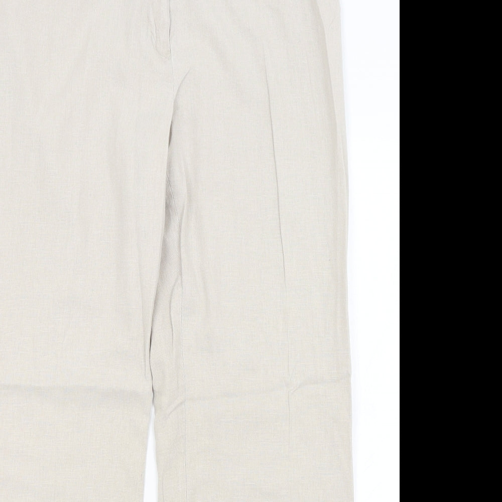 &S Womens Beige   Trousers  Size 16 L28 in