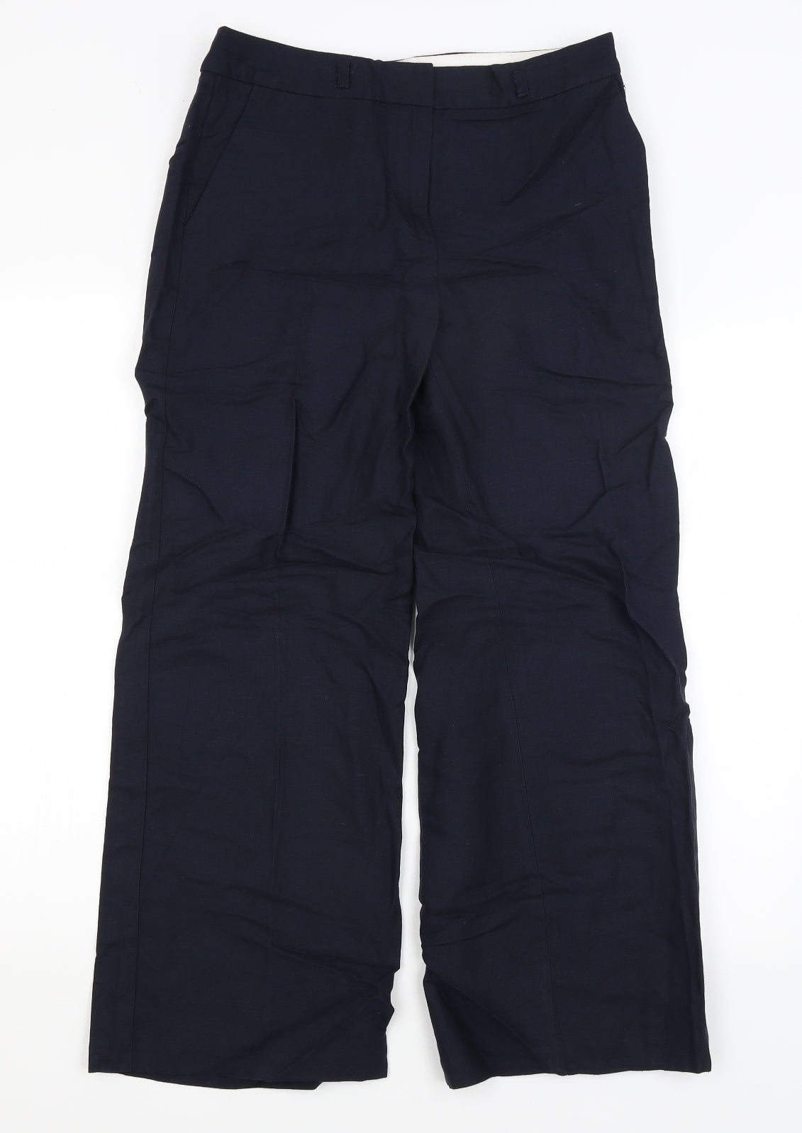 Per Una Womens Blue   Trousers  Size 10 L25 in