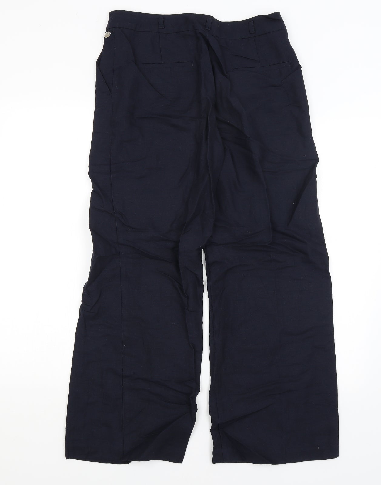Per Una Womens Blue   Trousers  Size 10 L25 in