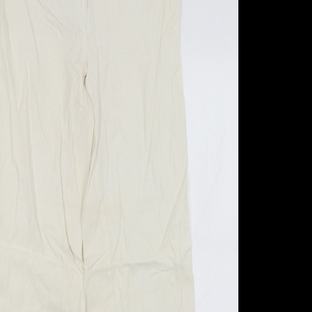 George Womens Ivory   Trousers  Size 10 L28 in