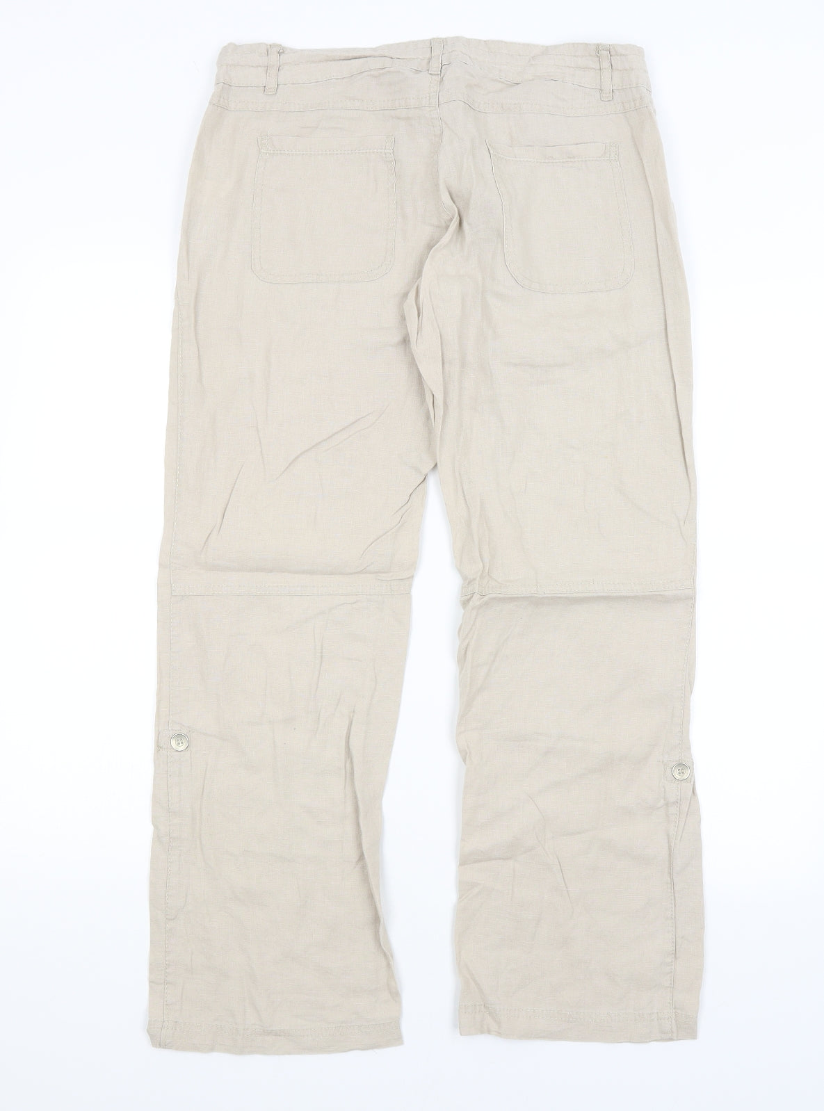 Atmosphere Womens Beige   Trousers  Size 10 L29 in