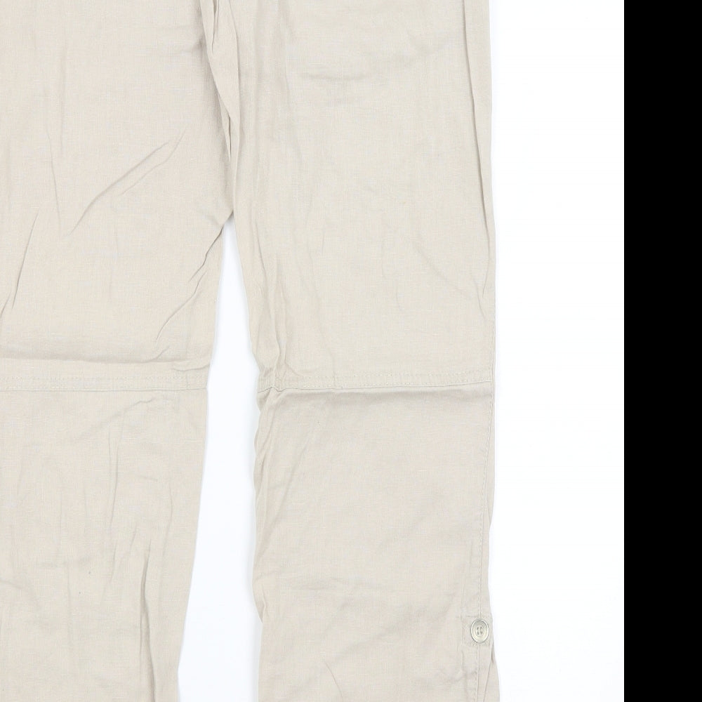 Atmosphere Womens Beige   Trousers  Size 10 L29 in