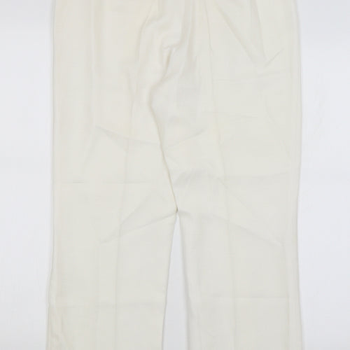 ara Womens White   Trousers  Size 12 L27 in