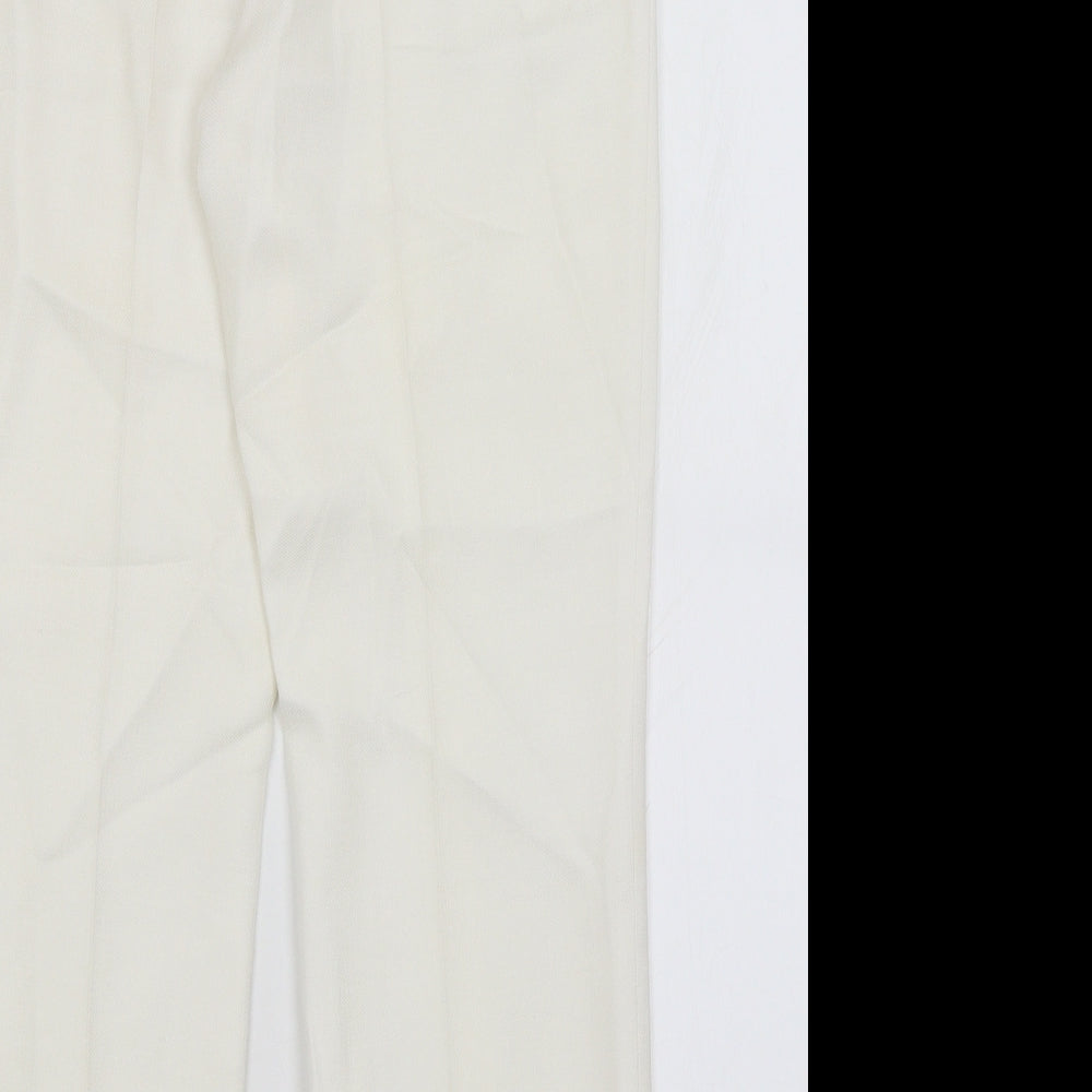 ara Womens White   Trousers  Size 12 L27 in
