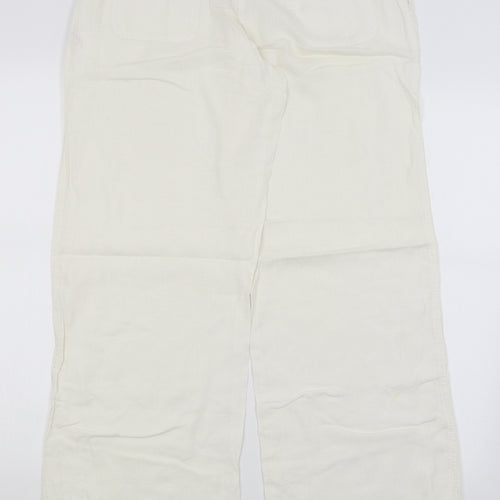 Atmosphere Womens White   Trousers  Size 12 L28.5 in