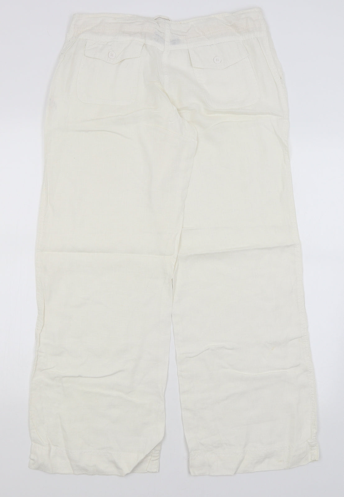 Atmosphere Womens White   Trousers  Size 12 L28.5 in
