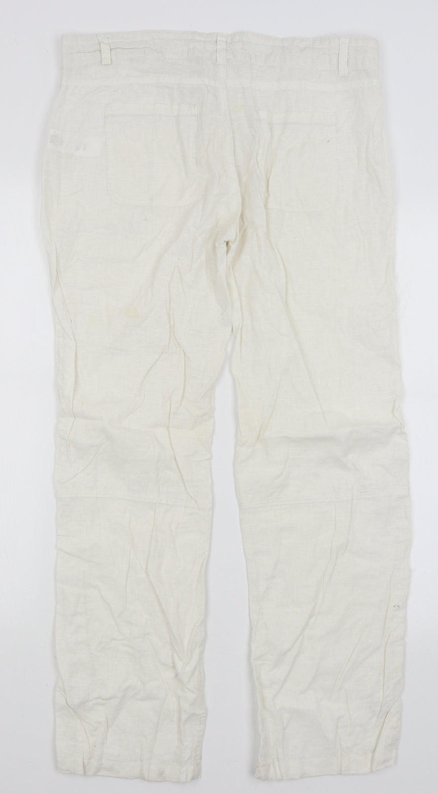 Atmosphere Womens White   Trousers  Size 12 L28 in