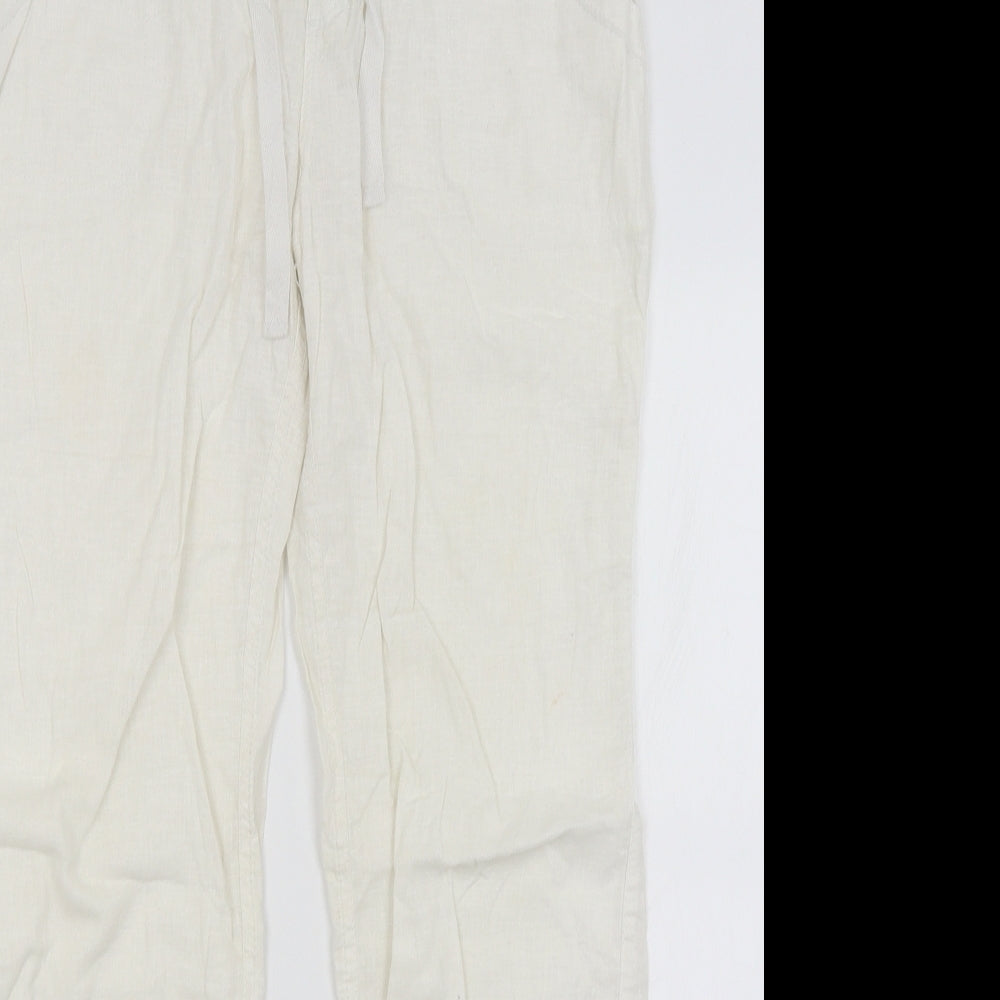 Atmosphere Womens White   Trousers  Size 12 L28 in