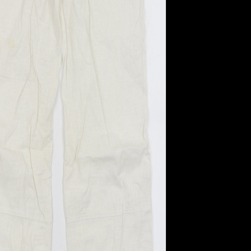 Atmosphere Womens White   Trousers  Size 12 L28 in