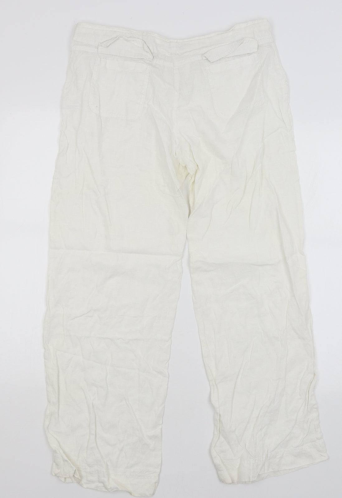 Atmosphere Womens White   Trousers  Size 12 L28 in