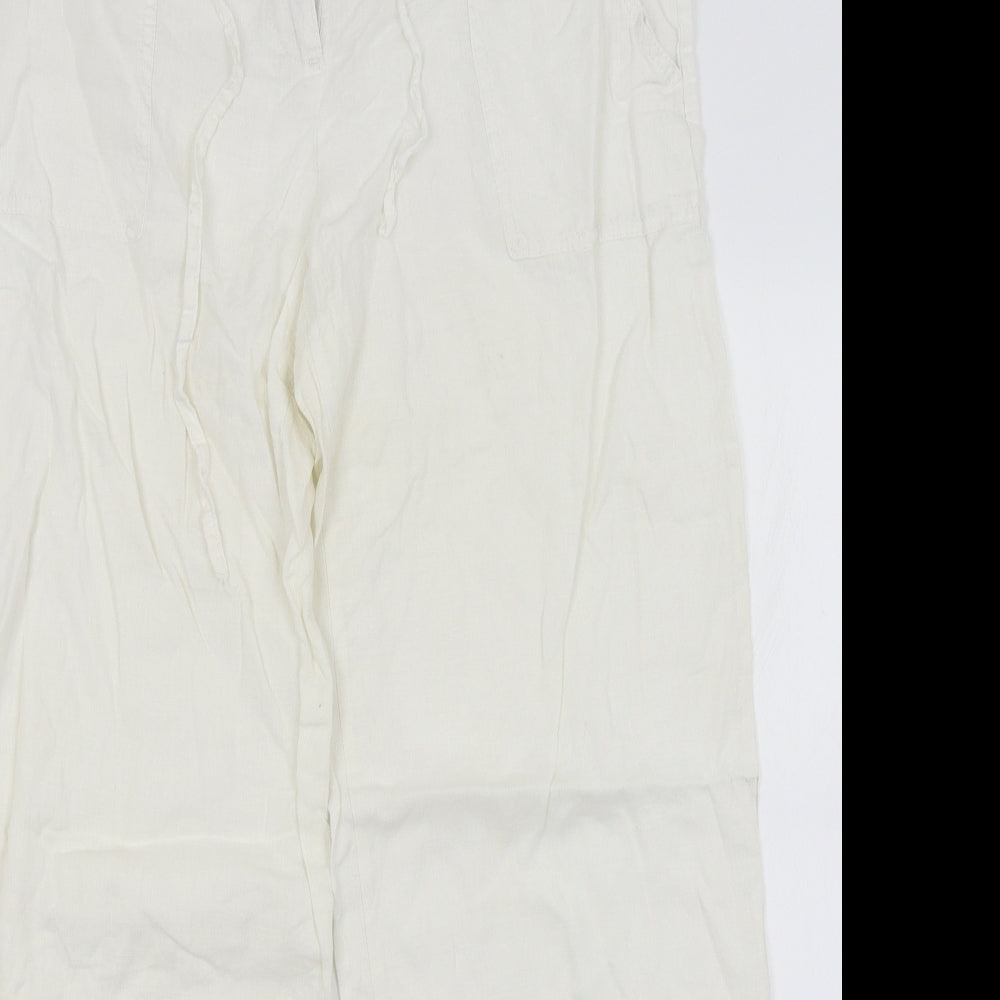 Atmosphere Womens White   Trousers  Size 12 L28 in