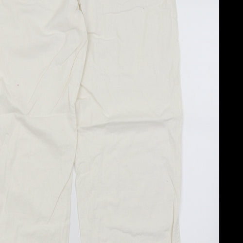 George Womens White   Trousers  Size 16 L28 in