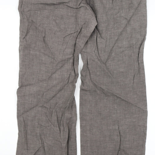 Monsoon Womens Grey   Trousers  Size 16 L31 in