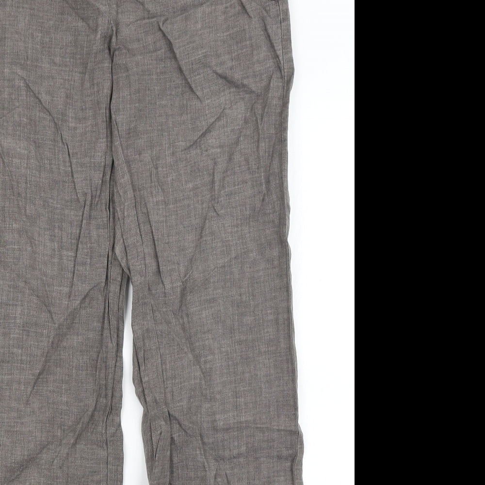 Monsoon Womens Grey   Trousers  Size 16 L31 in