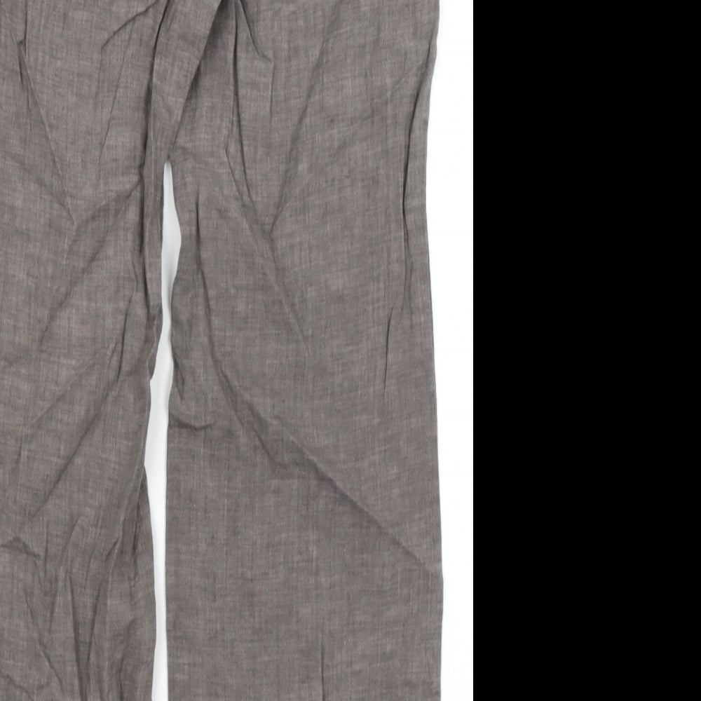Monsoon Womens Grey   Trousers  Size 16 L31 in