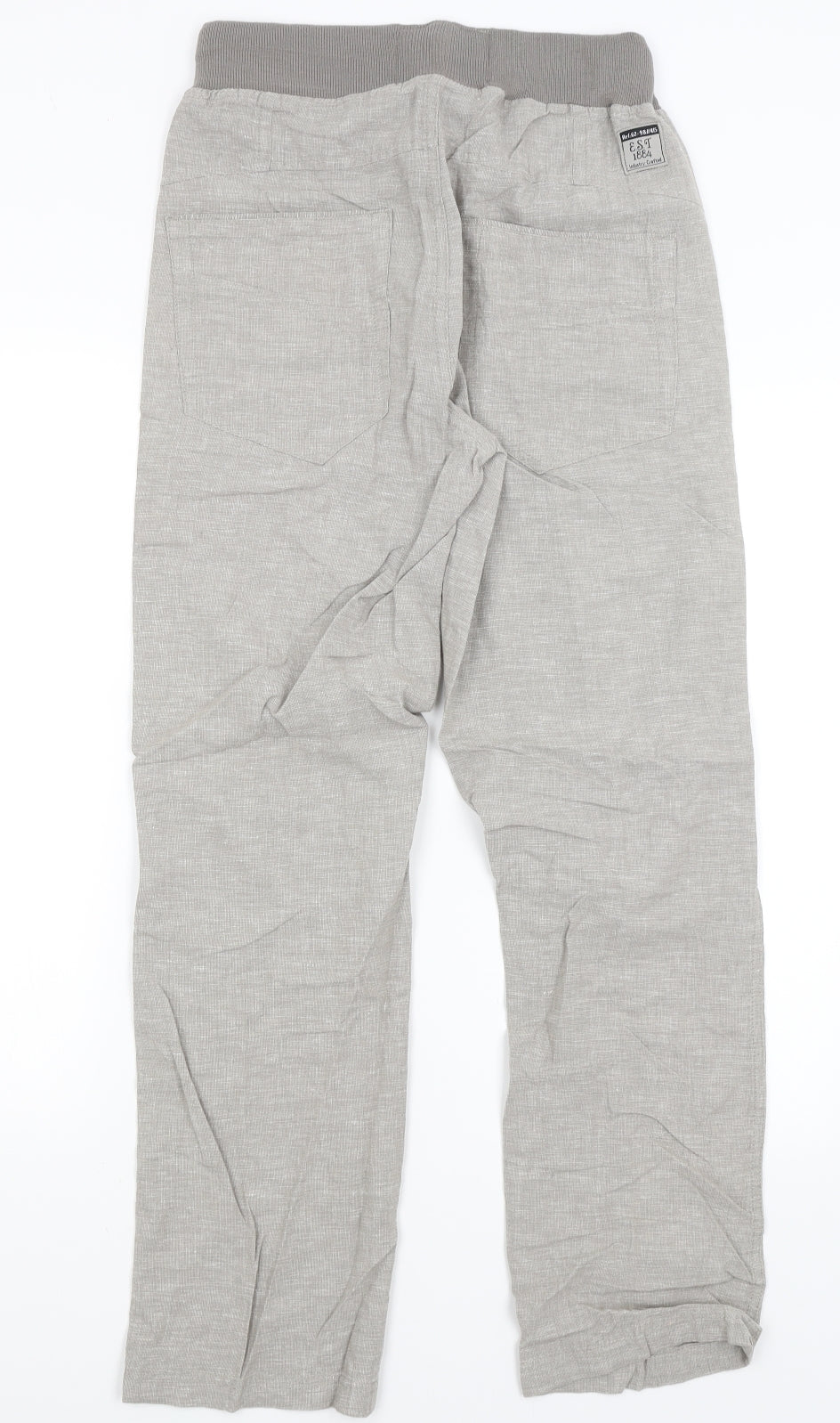 Peacocks Mens Grey   Trousers  Size 30 in L29 in