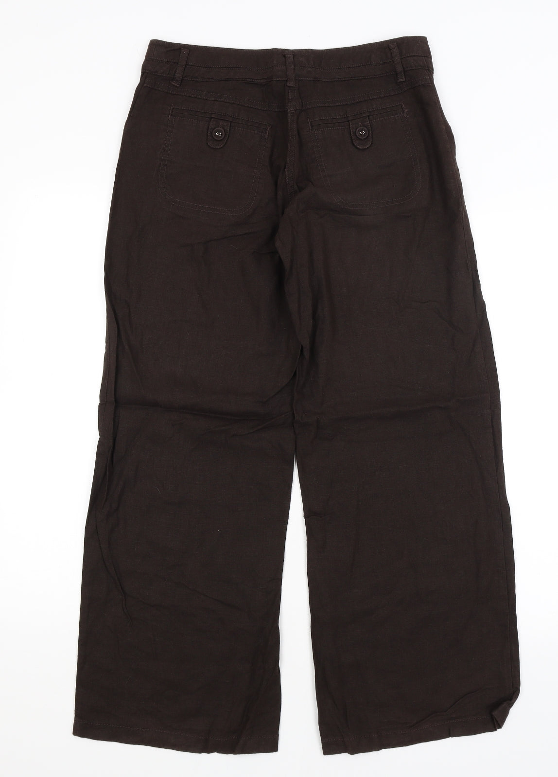 NEXT Womens Brown   Trousers  Size 8 L28 in