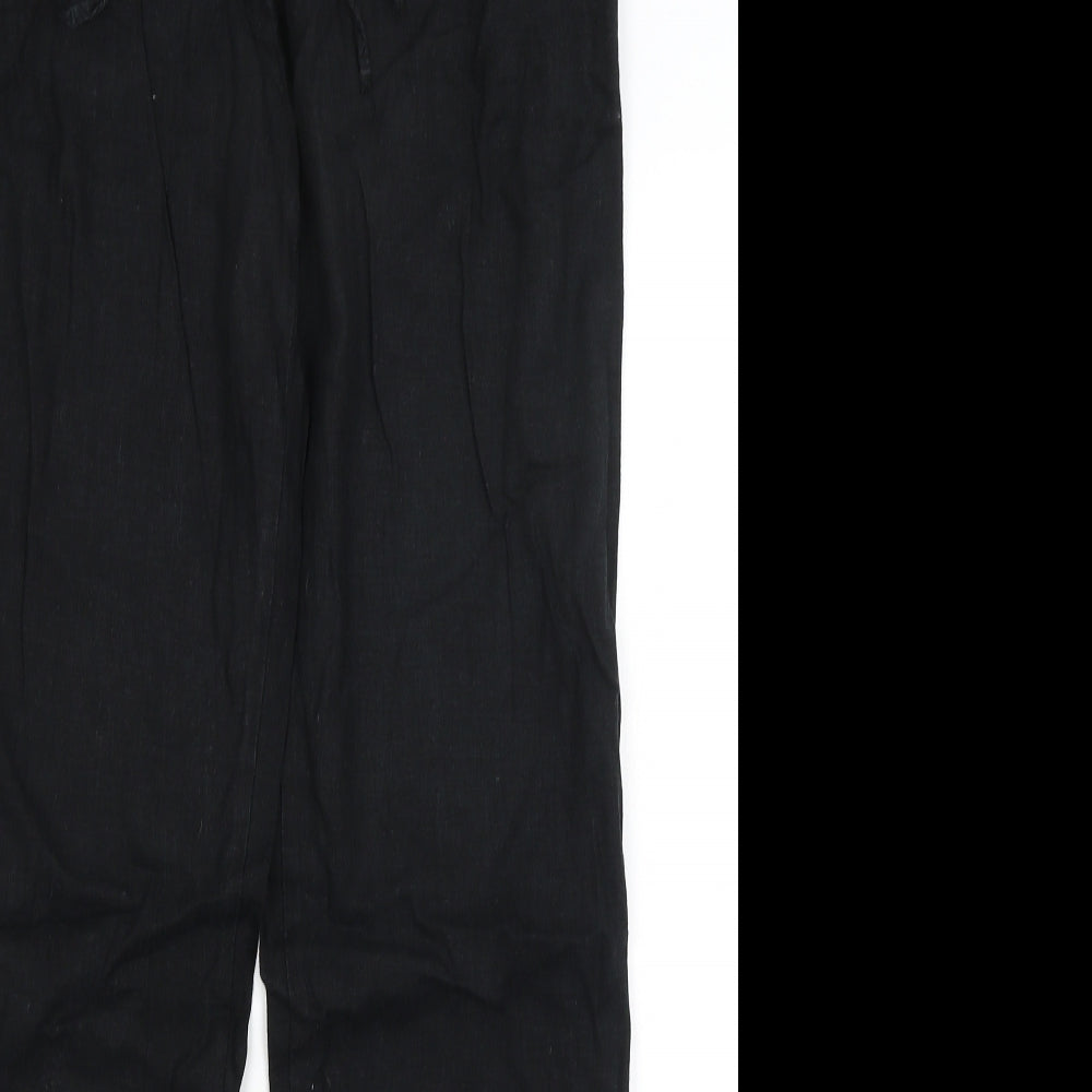 NEXT Womens Black   Trousers  Size 12 L29 in