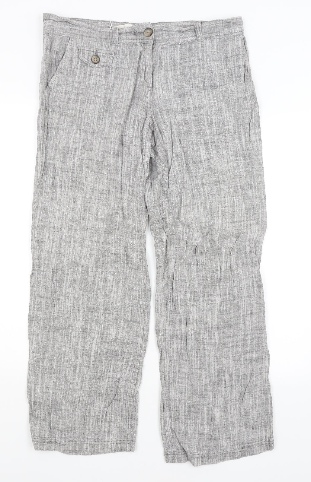 NEXT Womens Grey   Trousers  Size 14 L27 in