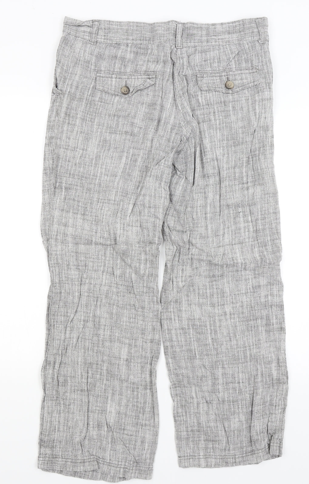 NEXT Womens Grey   Trousers  Size 14 L27 in