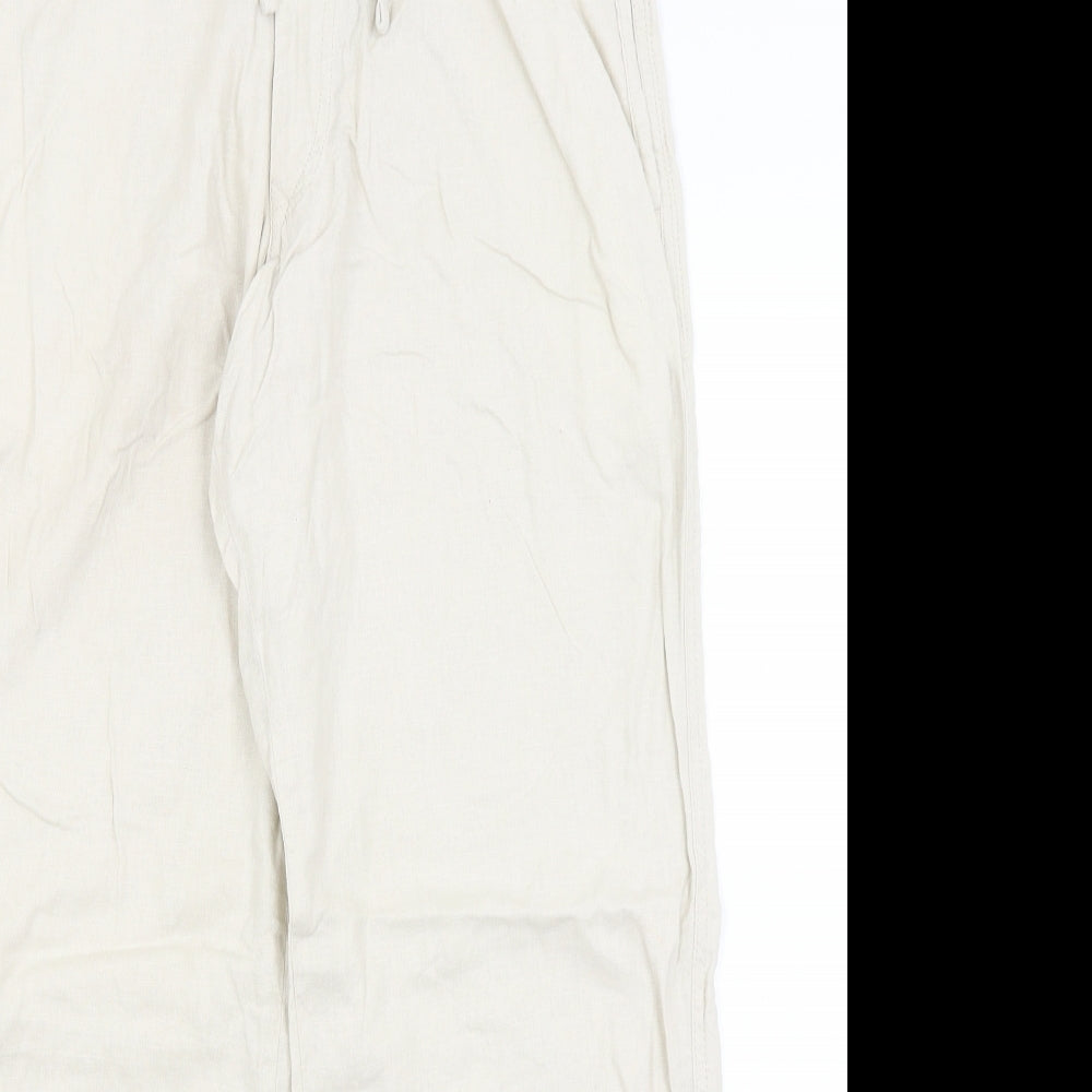M&S Mens Beige   Trousers  Size 34 in L29 in