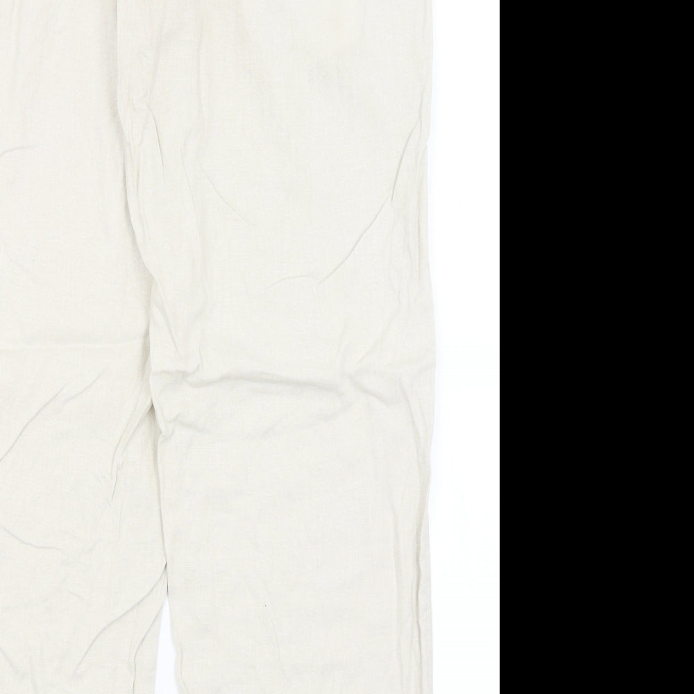 M&S Mens Beige   Trousers  Size 34 in L29 in