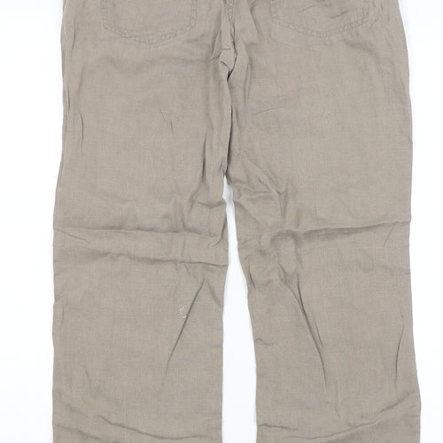 Fat Face Womens Brown   Trousers  Size 10 L27.5 in