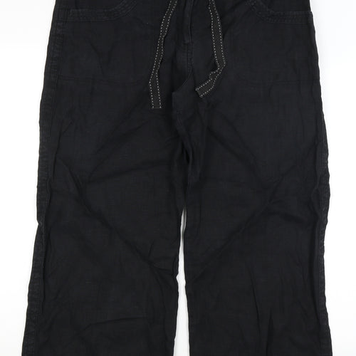 George Womens Black   Trousers  Size 16 L26.5 in