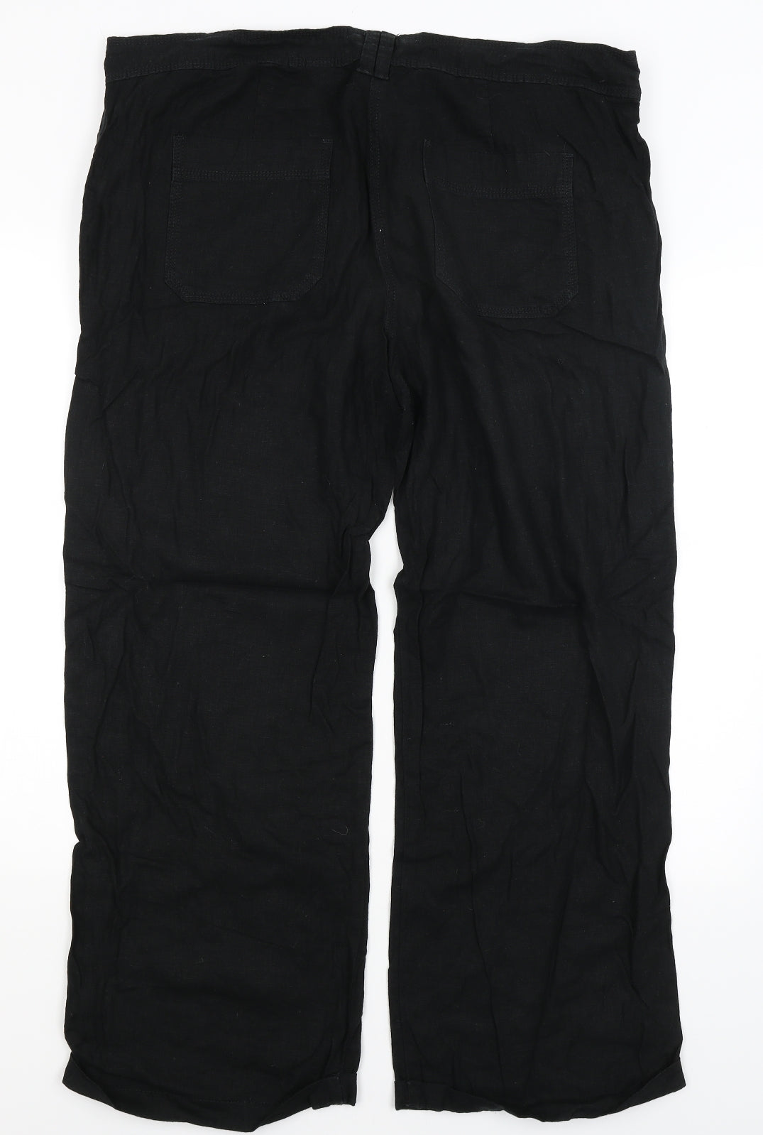 NEXT Womens Black   Trousers  Size 18 L28 in