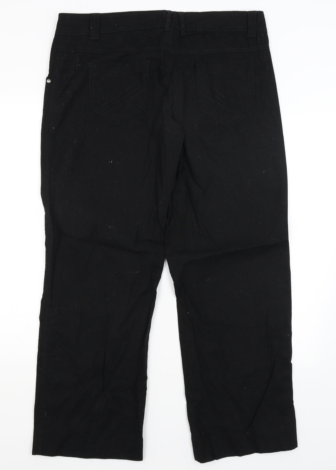 George Womens Black   Trousers  Size 14 L29 in
