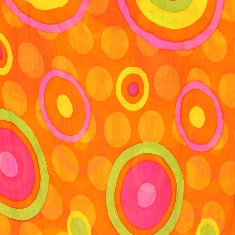 Roman Womens Orange Polka Dot  Kaftan  One Size