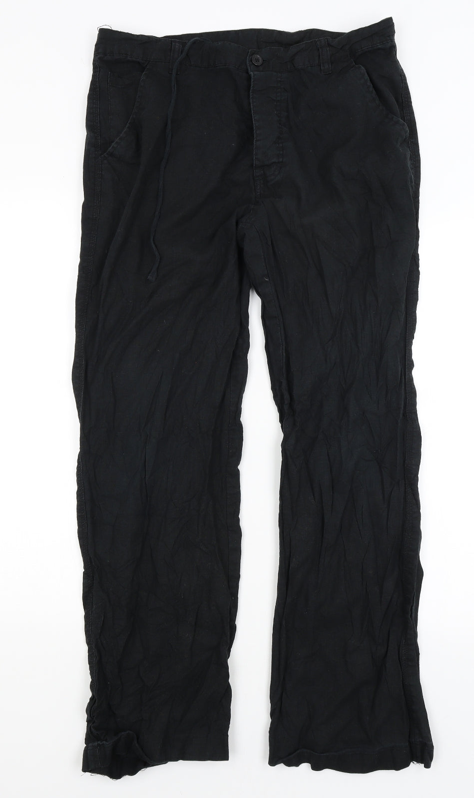 Denim Co Mens Black   Trousers  Size 34 in L28 in
