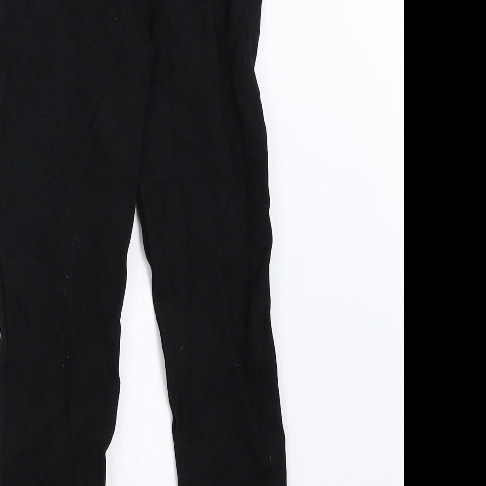 River Island Girls Black   Capri Trousers Size 7-8 Years