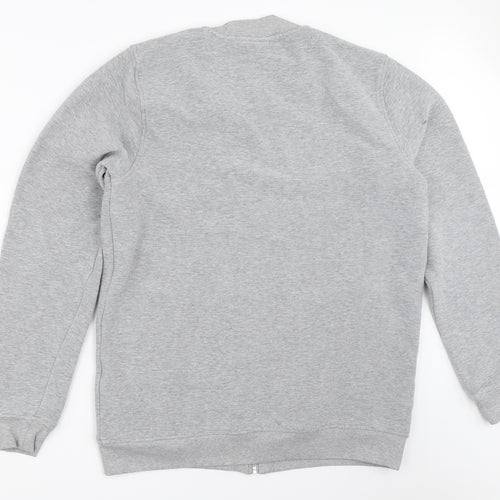 Livergy Mens Grey   Full Zip Sweatshirt Size L