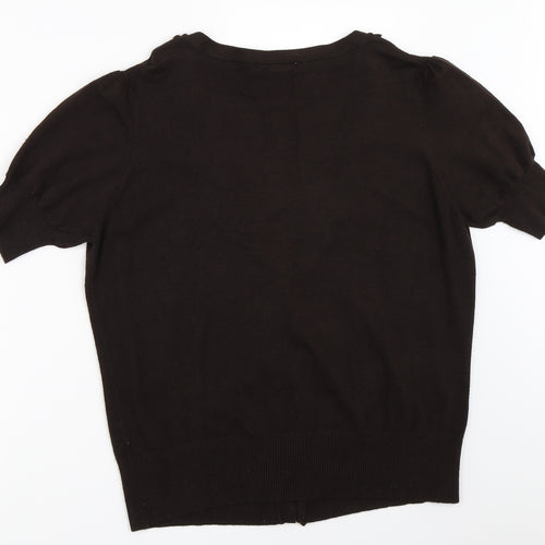 George Womens Brown   Cardigan Jumper Size 18