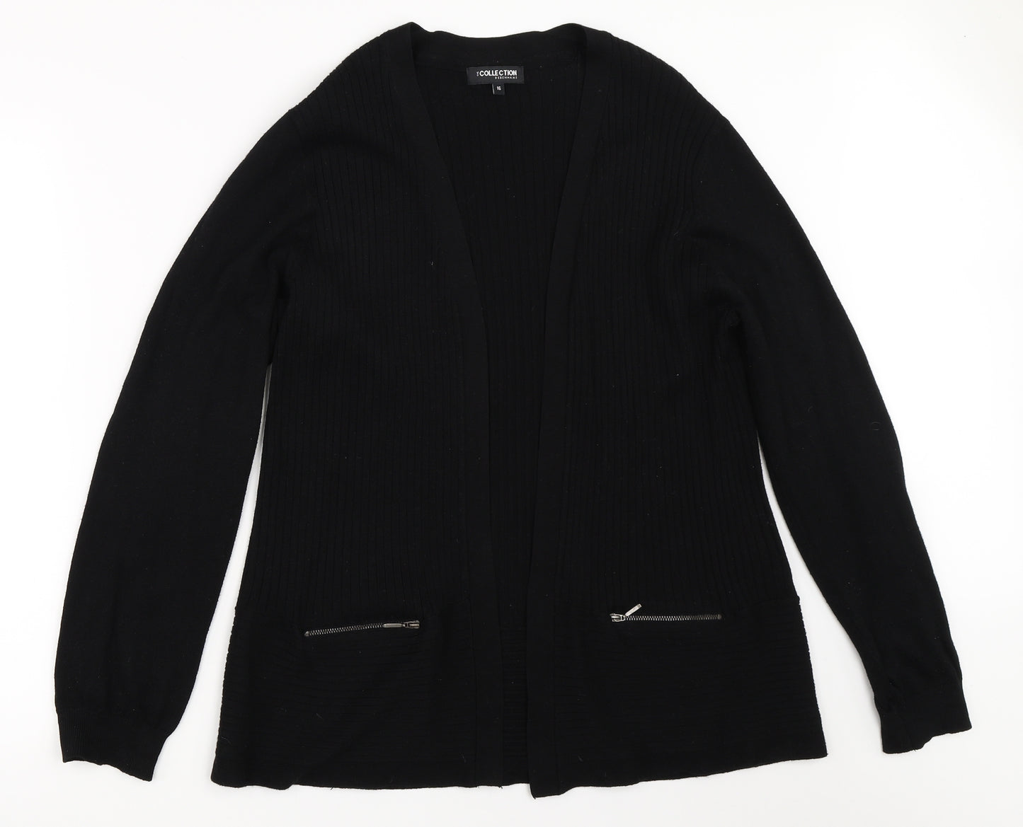 Debenhams Womens Black   Cardigan Jumper Size 16