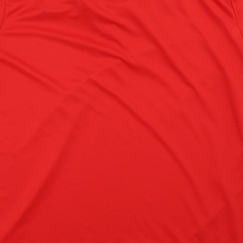 adidas Mens Red    T-Shirt Size XL