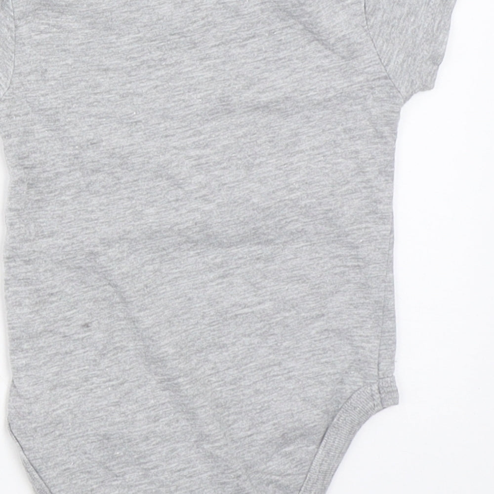 Pep&Co Boys Grey   Babygrow One-Piece Size 3-6 Months