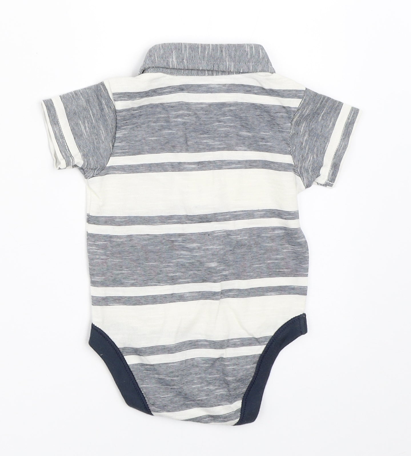 Nutmeg Boys Blue   Babygrow One-Piece Size 0-3 Months