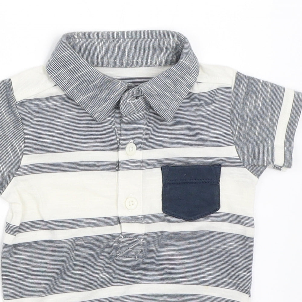 Nutmeg Boys Blue   Babygrow One-Piece Size 0-3 Months