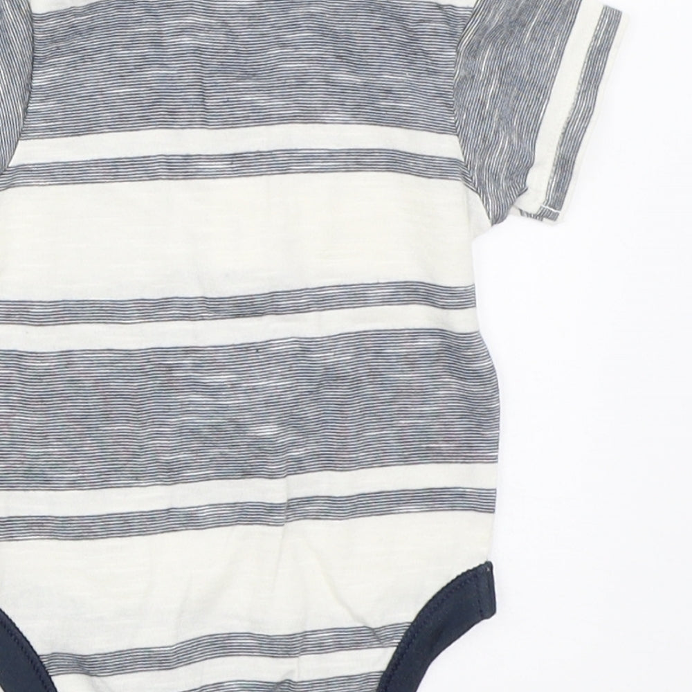 Nutmeg Boys Blue   Babygrow One-Piece Size 0-3 Months
