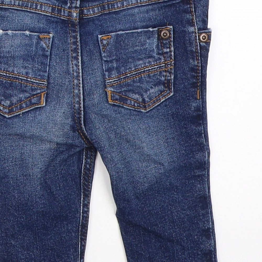 River Island Boys Blue  Denim Capri Jeans Size 3-6 Months