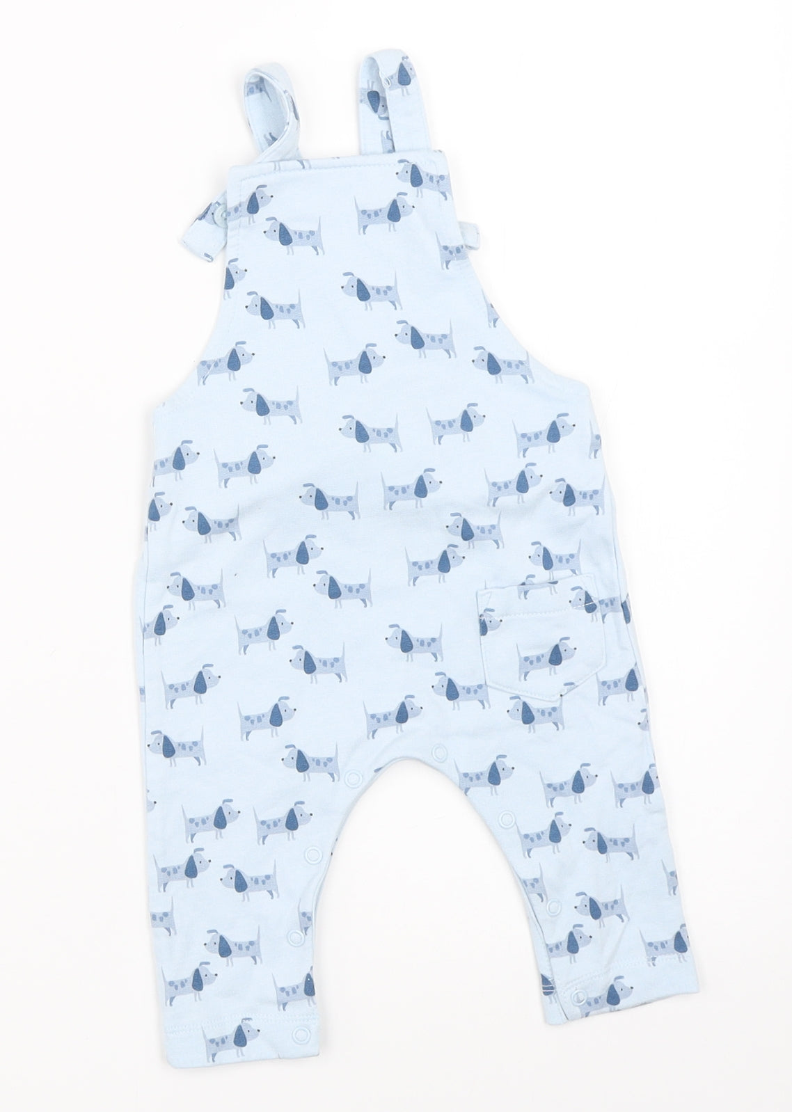 NEXT Boys Blue   Dungaree One-Piece Size 3-6 Months