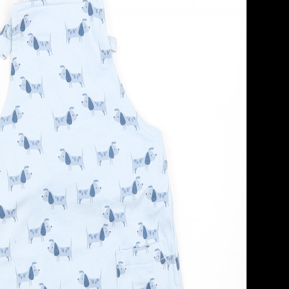 NEXT Boys Blue   Dungaree One-Piece Size 3-6 Months