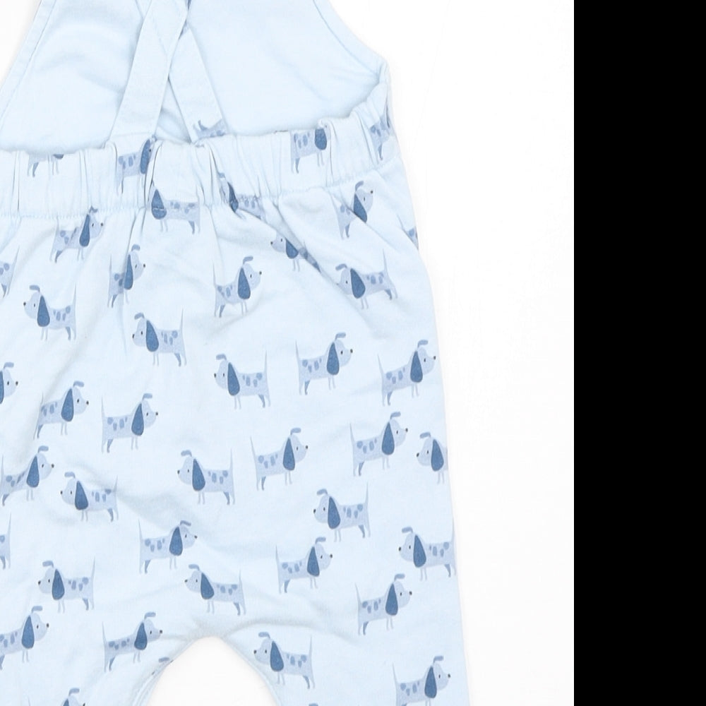 NEXT Boys Blue   Dungaree One-Piece Size 3-6 Months