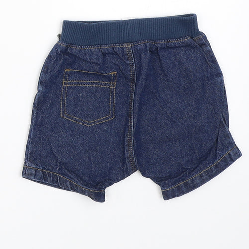 George Boys Blue  Denim Cropped Jeans Size 0-3 Months