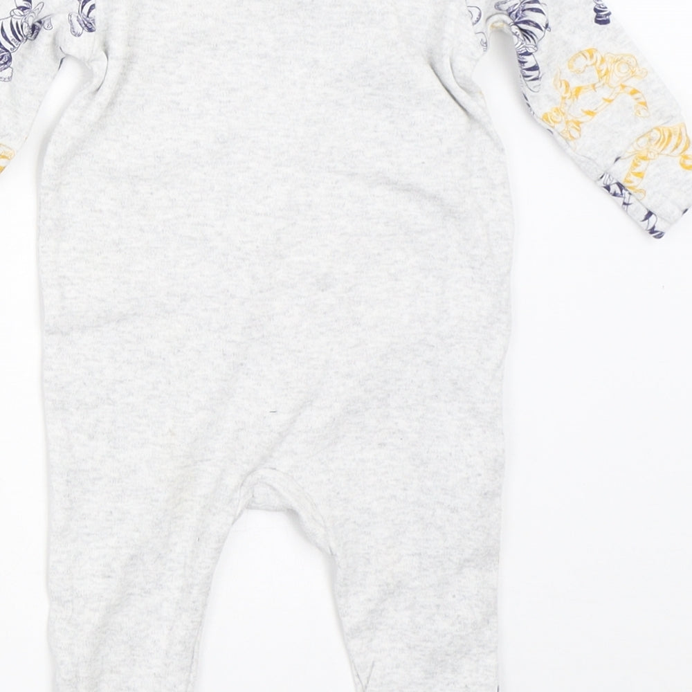 Matalan Boys Grey   Babygrow One-Piece Size 0-3 Months