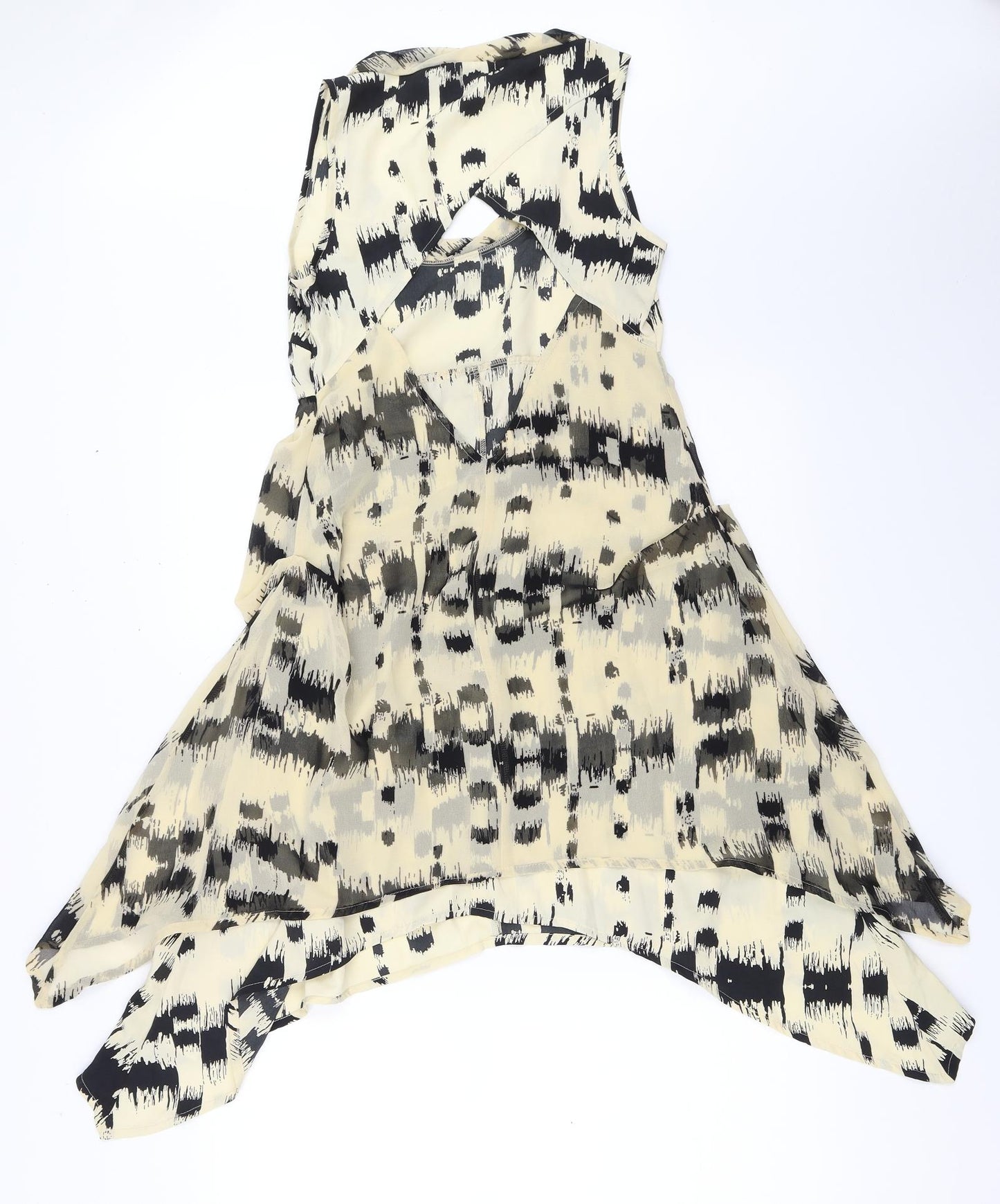 ASOS Womens Beige   Fit & Flare  Size 8