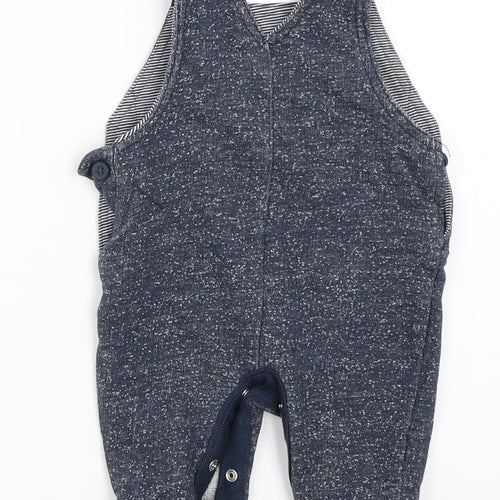 George Boys Blue   Dungaree One-Piece Size 0-3 Months