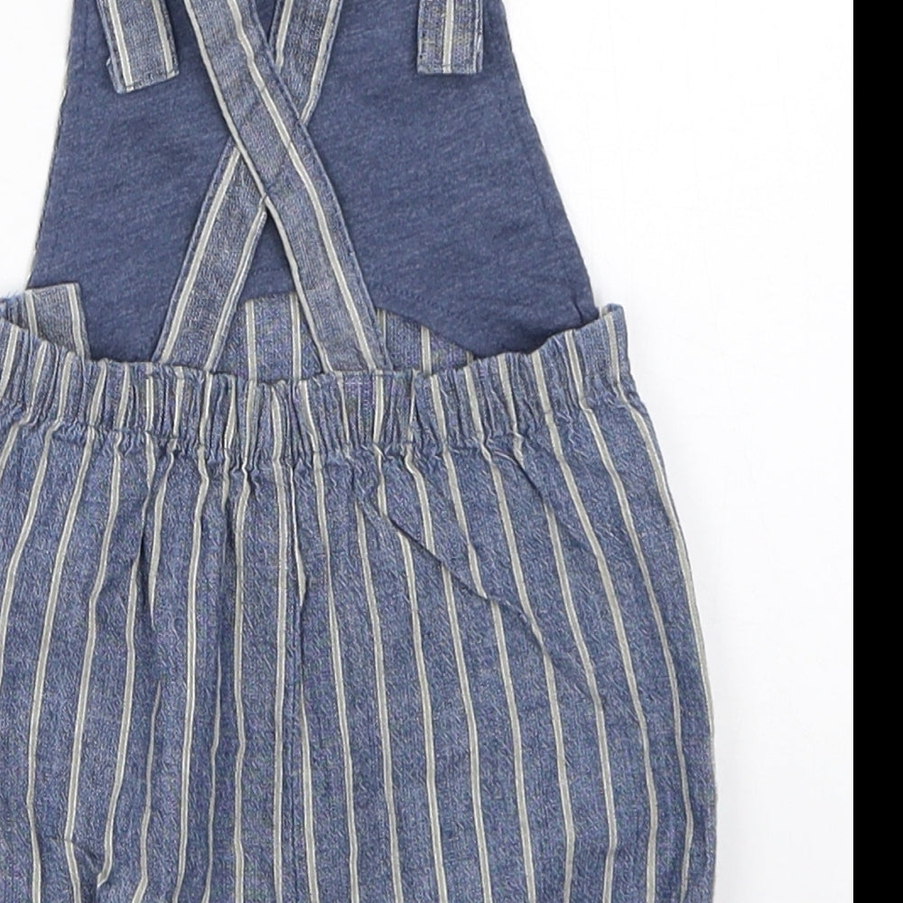George Boys Blue   Dungaree One-Piece Size 0-3 Months